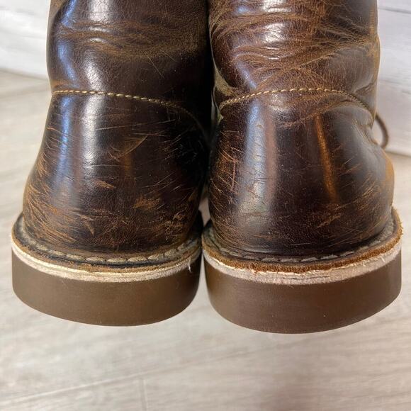 Clarks Shoes Mens Size US 9M / EU 42 Bushacre 2 Chukka Boots in Brown Leather main image 4